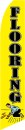 Feather Banner Flags 16' Kit Flooring yellow