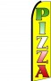 Feather Banner Flag 11.5' Pizza yellow