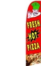 Feather Banner Flag 11.5' Fresh Hot Pizza