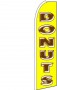 Feather Banner Flag 11.5' Donuts yellow