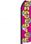 Feather Banner Flag 11.5' Shaved Ice cones