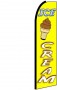 Feather Banner Flag 11.5' Ice Cream yellow
