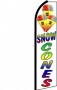 Feather Banner Flag 16' Kit Snow Cones