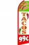 Feather Banner Flag 11.5' Tacos 99 cents each