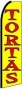 Feather Banner Flag Only 11.5' Tortas