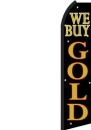 Feather Banner Flag 11.5' We Buy Gold