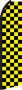 Feather Banner Flag 16' Kit Yellow Black Checker