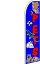 Feather Banner Flag Only 11.5' Pets