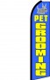 Feather Banner Flag 16' Kit Pets Grooming blue