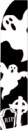 Feather Flag Banner Seasonal 11.5' Halloween Ghosts