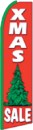 Feather Flag Banner 11.5' Xmas Sale (tree) Christmas