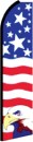 Feather Flag Banner Patriotic 11.5' U.S. Flag Eagle