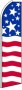 Feather Flag Banner Patriotic 11.5' U.S. Flag Stars and Stripes