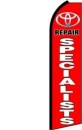 Feather Banner Flag Only 11.5' Toyota Repair Specialist