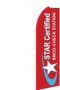 Feather Banner Flag 11.5' Smog Check Star Certified