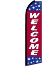 Feather Banner Flags 16' Kit Welcome patriotic