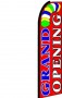 Feather Banner Flag 11.5' Grand Opening balloons