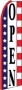 Feather Flag Banner 11.5' Open Patriotic