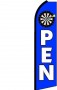Feather Banner Flag 11.5' Open dart board