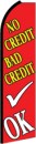 Feather Flag Banner 11.5' No Credit Bad Credit