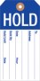 Hold Tags 2 3/8in x 4 3/4in 100 pack blue white