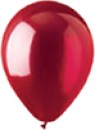 Red Balloons, 12in Latex Helium Quality  