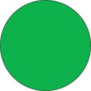 Fluorescent Labels Blank Round 1 1/in Green 500 per roll