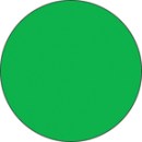 Fluorescent Labels Blank Round 1 1/in Green 500 per roll