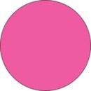 Fluorescent Labels Blank Round 1 1/2in Pink 500 per roll