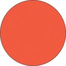 Fluorescent Labels Blank Round 1 1/2in Red Orange 500 per roll