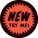 Fluorescent Labels Round 2in New Try Me! 250 per roll