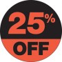 Fluorescent Labels Round 2in 25% Off 250 per roll