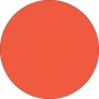 Fluorescent Label Blank 2in Red Orange 250 per roll