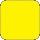 Fluorescent Label Blank Rectangle Chartreuse