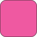 Fluorescent Label Blank Rectangle Pink