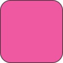 Fluorescent Label Blank Rectangle Pink