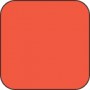 Fluorescent Label Blank Rectangle Red Orange