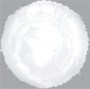 Retail Mylar Promotional Balloons 18in Round White