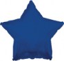Retail Mylar Promotional Balloon 18in Star Navy Blue