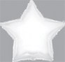 Retail Mylar Promotional Balloons 18in Star White