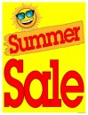 Window Poster 25'' x 33'' Summer Sale