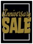 Sale Signs Posters Anniversary Sale black gold