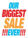 Retail Sale Signs Posters Our Biggest Sale Ever!