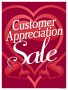 Retail Sale Signs Posters Customer Appreciation