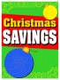 Seasonal Sign Poster 38in x 50in Christmas Savings