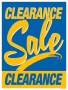 Retail Sale Signs Posters Clearance Sale