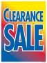 Sale Signs Posters Clearance Sale multi color