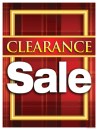 Sale Signs Posters Clearance Sale plaid