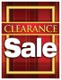 Sale Signs Posters Clearance Sale plaid