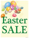 Retail Sale Signs Posters Easter Sale colorful eggs
